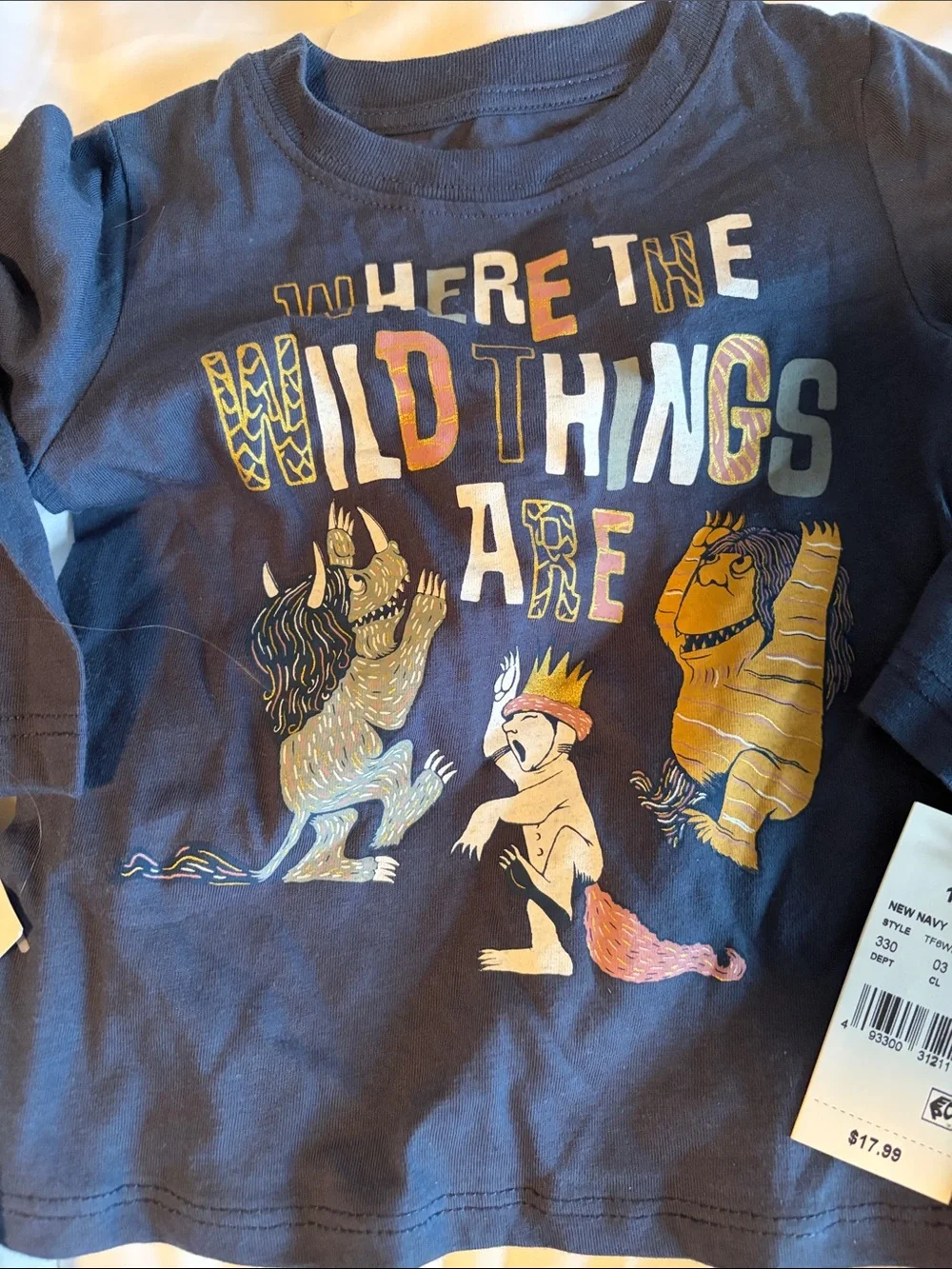 Navy 'Where the Wild Things Are' Kids One-Piece Set - 12 months